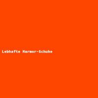 Lebhafte Marmor-Schuhe
