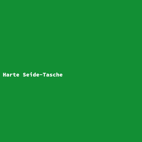 Harte Seide-Tasche