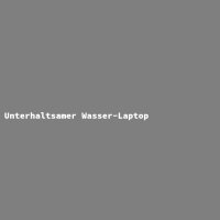 Unterhaltsamer Wasser-Laptop
