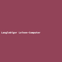 Langlebiger Leinen-Computer