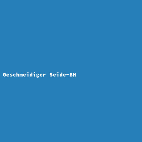 Geschmeidiger Seide-BH