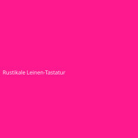 Rustikale Leinen-Tastatur