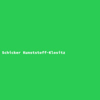 Schicker Kunststoff-Klositz
