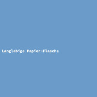 Langlebige Papier-Flasche