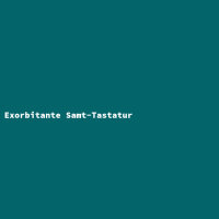 Exorbitante Samt-Tastatur