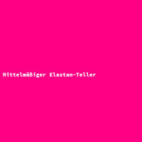 Mittelmäßiger Elastan-Teller