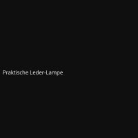 Praktische Leder-Lampe