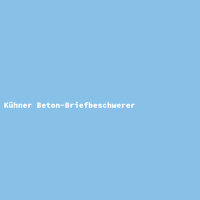 Kühner Beton-Briefbeschwerer