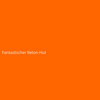 Fantastischer Beton-Hut