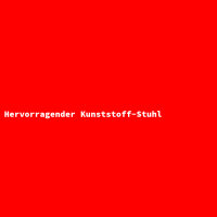 Hervorragender Kunststoff-Stuhl