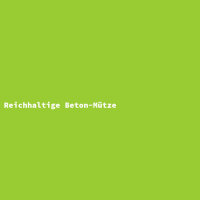 Reichhaltige Beton-Mütze