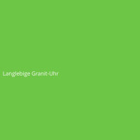 Langlebige Granit-Uhr