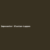 Imposanter Elastan-Lappen