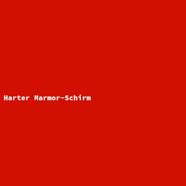 Harter Marmor-Schirm