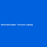 Unterhaltsamer Viscose-Laptop