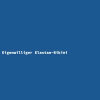 Eigenwilliger Elastan-Bikini