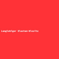 Langlebiger Elastan-Klositz