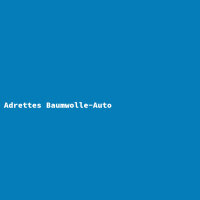 Adrettes Baumwolle-Auto